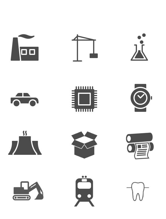 Domaines d'applications de nos élastomères, caoutchoucs, polyuréthanes